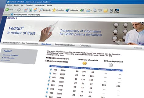 Flebogamma IVIG Traceability - PediGri 